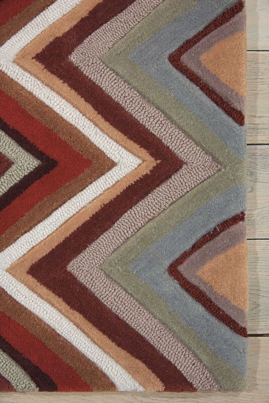 Nourison Sale Contour CON23 Multi Rug