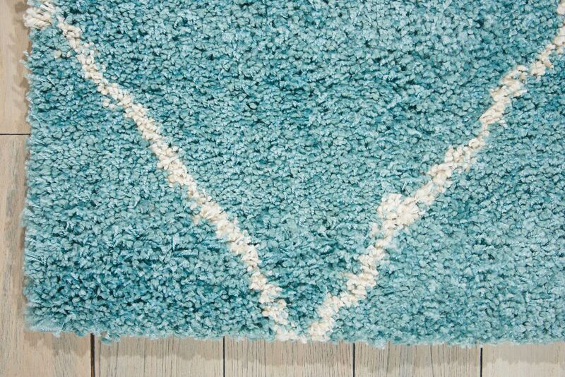Nourison Clearance Brisbane BRI03 Aqua Rug