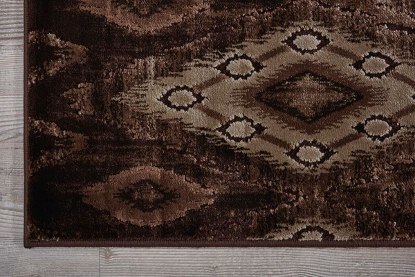 Nourison Clearance Karma KRM02 Chocolate Rug