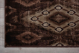Nourison Clearance Karma KRM02 Chocolate Rug