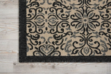 Nourison Clearance Caribbean CRB12 Ivory/Charcoal Rug