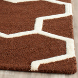 Safavieh Clearance Cambridge CAM146H Dark Brown Rug