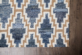 Anji Mountain Bamboo Rug, Co. Bell Bottom Blues AMB1117 Blue Rug