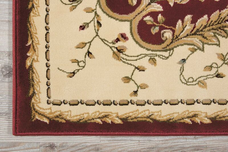 Nourison Clearance Bordeaux BOR01 Burgundy Rug