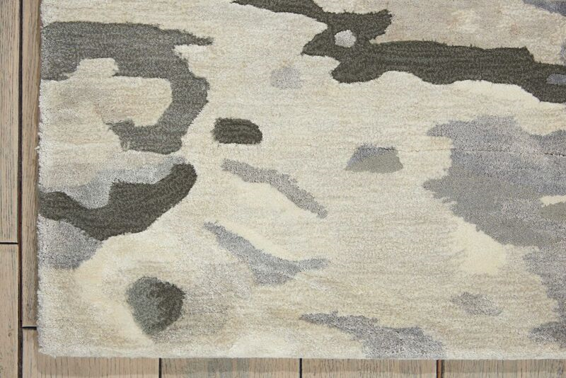Nourison Prismatic PRS05 Silver Rug