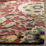 Safavieh Clearance Blossom BLM401C Burgundy Rug