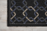 Nourison Clearance Caribbean CRB16 Charcoal Rug