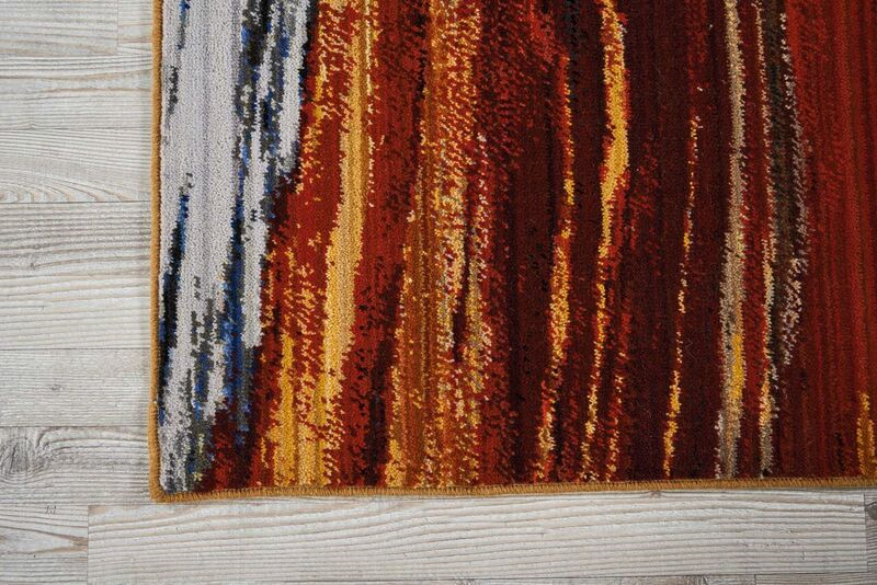 Nourison Chroma CRM04 Lava Flow Rug