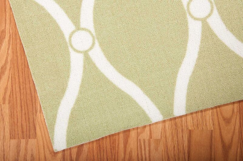 Nourison Clearance & Garden RS089 Green Rug