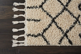 Nourison Clearance Moroccan Shag MRS01 Cream Rug