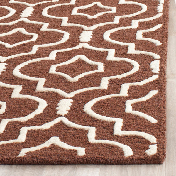 Safavieh Clearance Cambridge CAM141H Dark Brown Rug