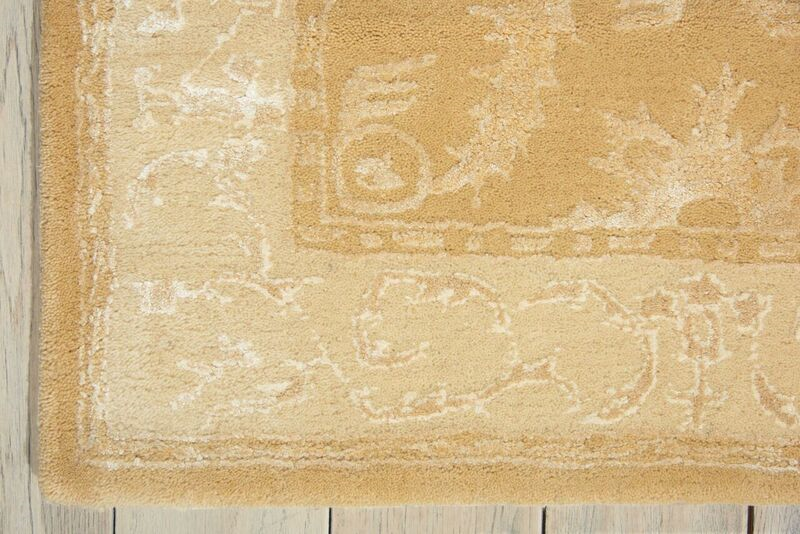 Nourison Clearance Symphony SYM08 Gold Rug
