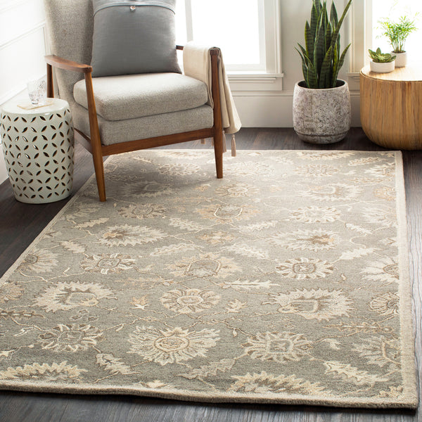 Surya rug co. | charcoal rug | Caesar | rugs done right