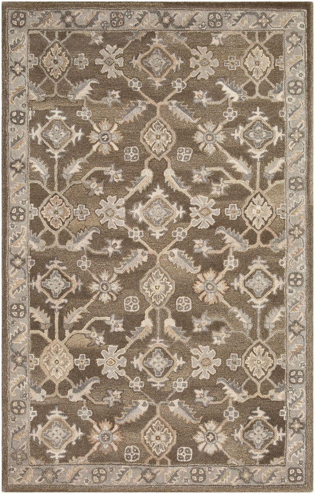 Rectangular Surya Rug Co. Caesar Dark Brown Rug | Brown Rugs | Rugs Done Right