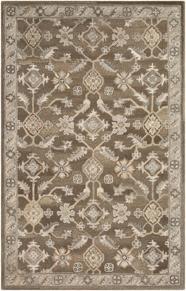 Rectangular Surya Rug Co. Caesar Dark Brown Rug | Brown Rugs | Rugs Done Right