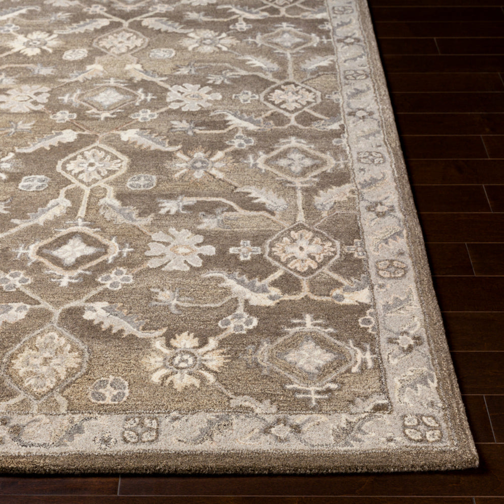 Traditional Surya Rug Co. Caesar Dark Brown Rug | Traditional Rugs | Rugs Done Right