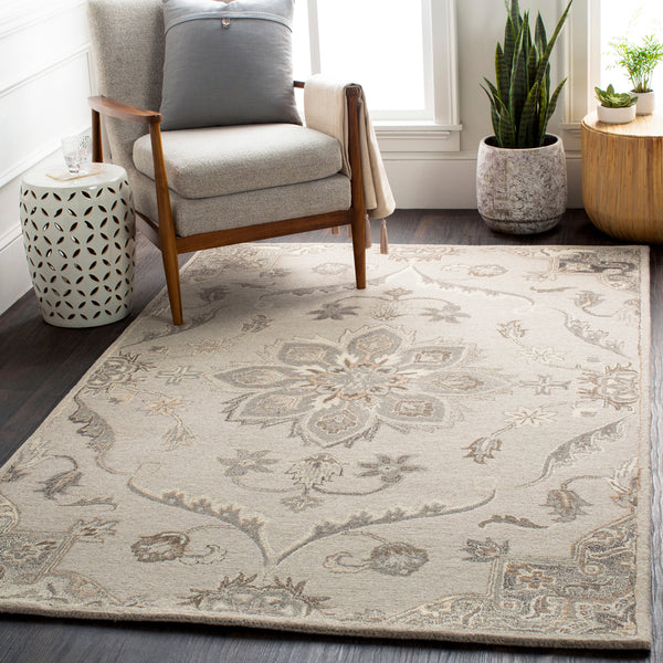 Surya rug co. | taupe rug | Caesar | rugs done right