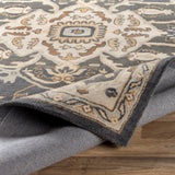 surya caesar cae 1216 charcoal rug