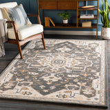 surya caesar cae 1216 charcoal rug