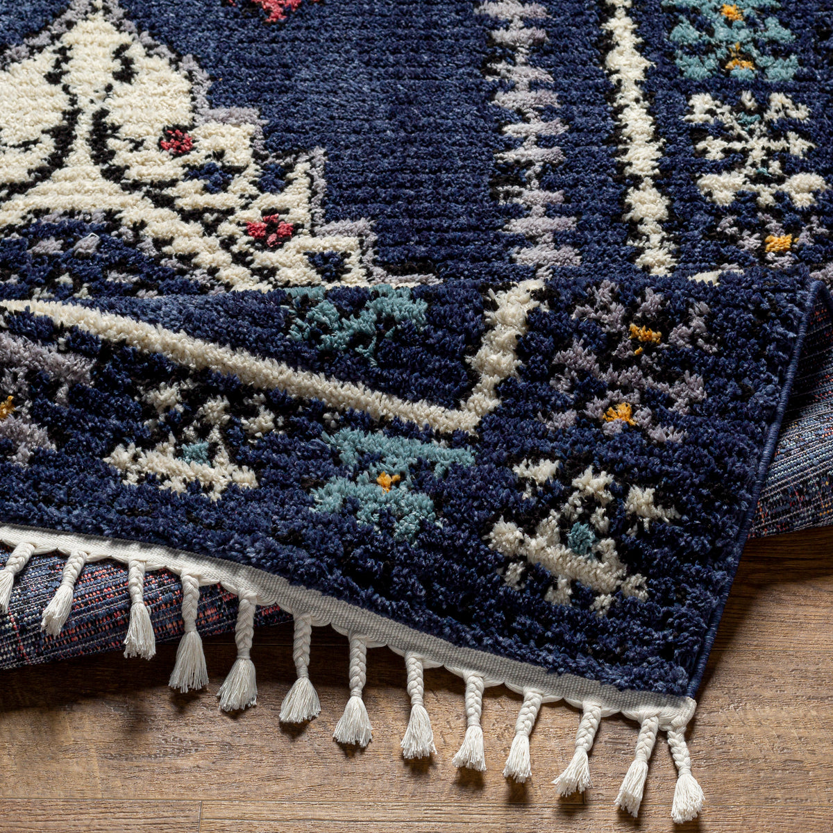 surya casablanca shag cag 2302 navy rug
