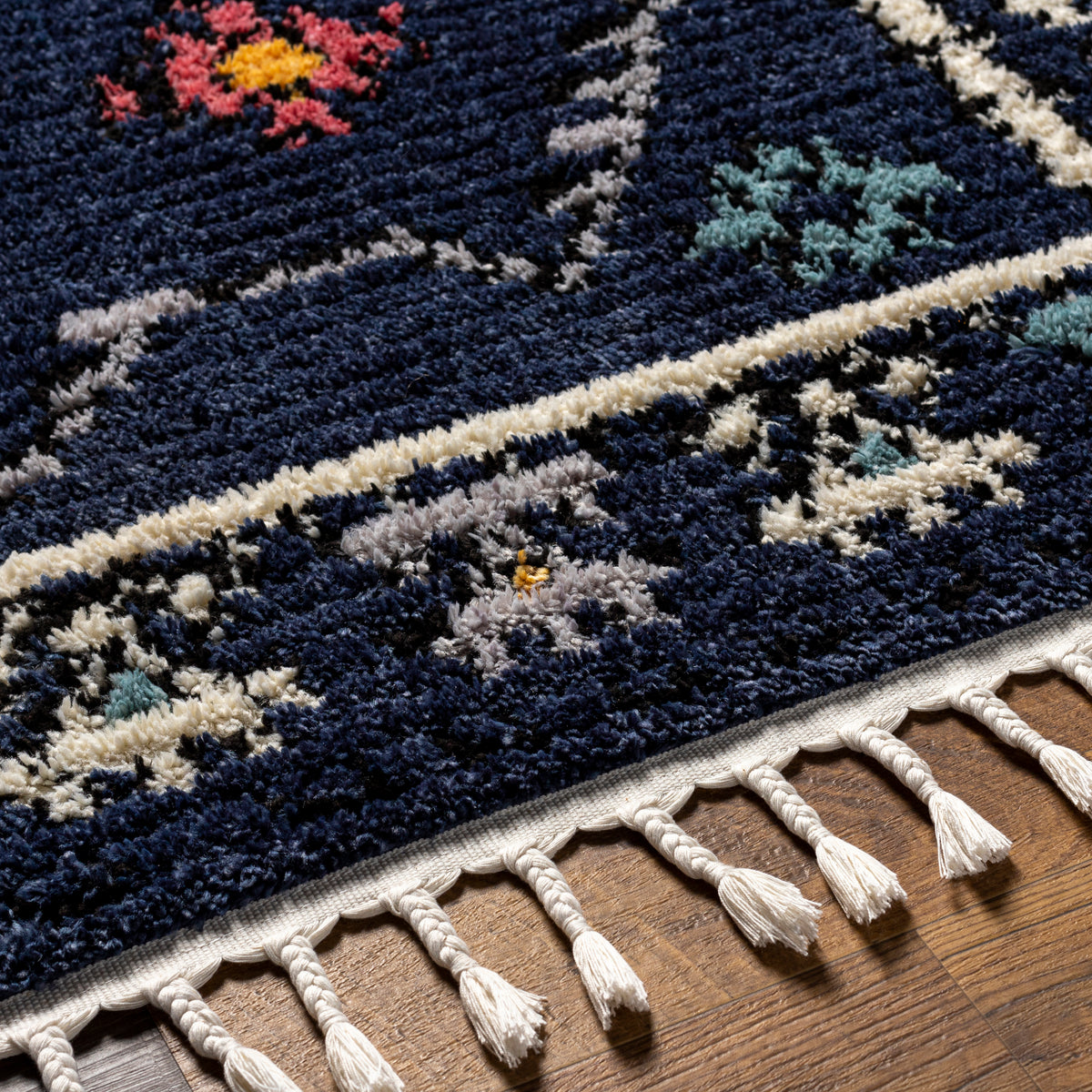 surya casablanca shag cag 2302 navy rug