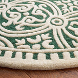 safavieh clearance cambridge cam123y dark green rug