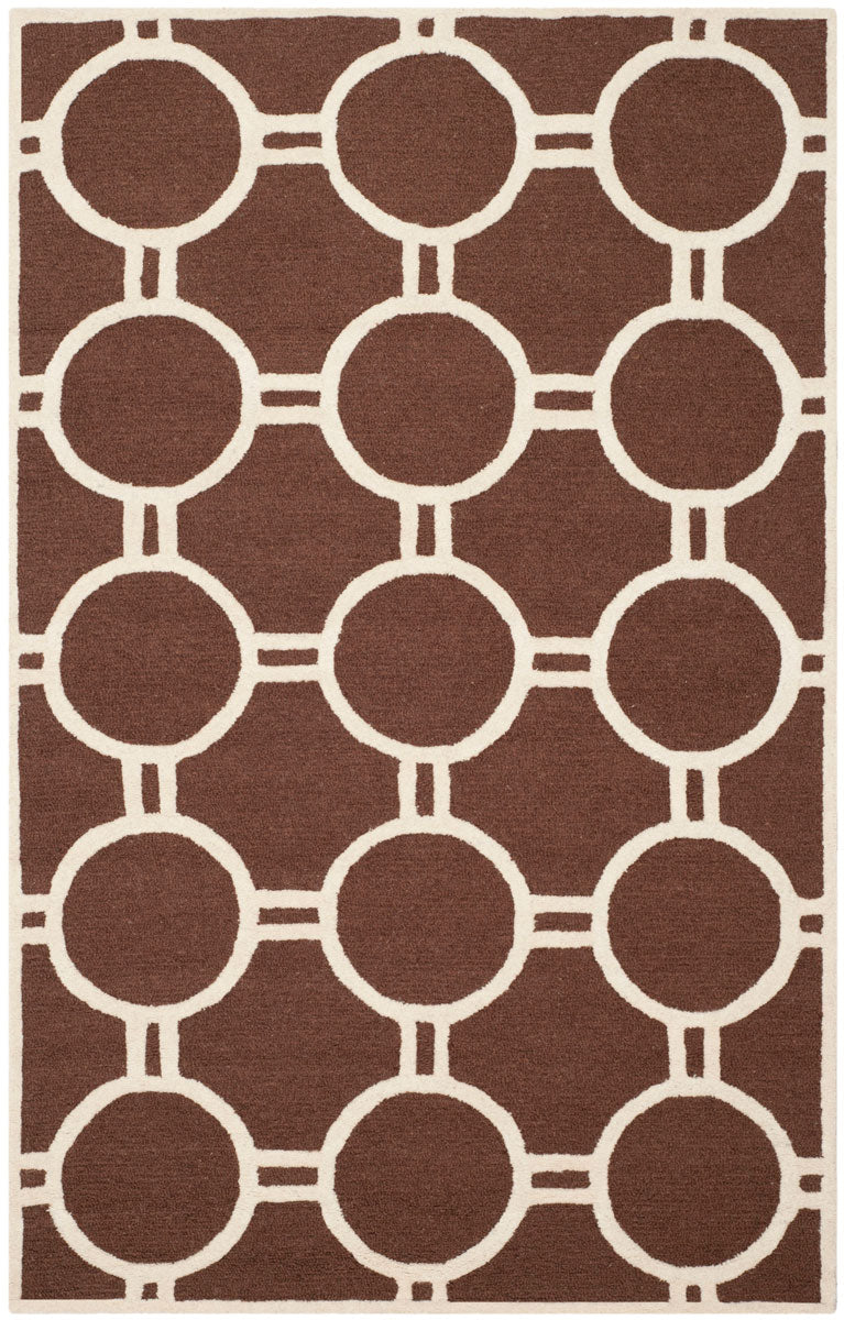 Safavieh Clearance Cambridge CAM145H Dark Brown Rug