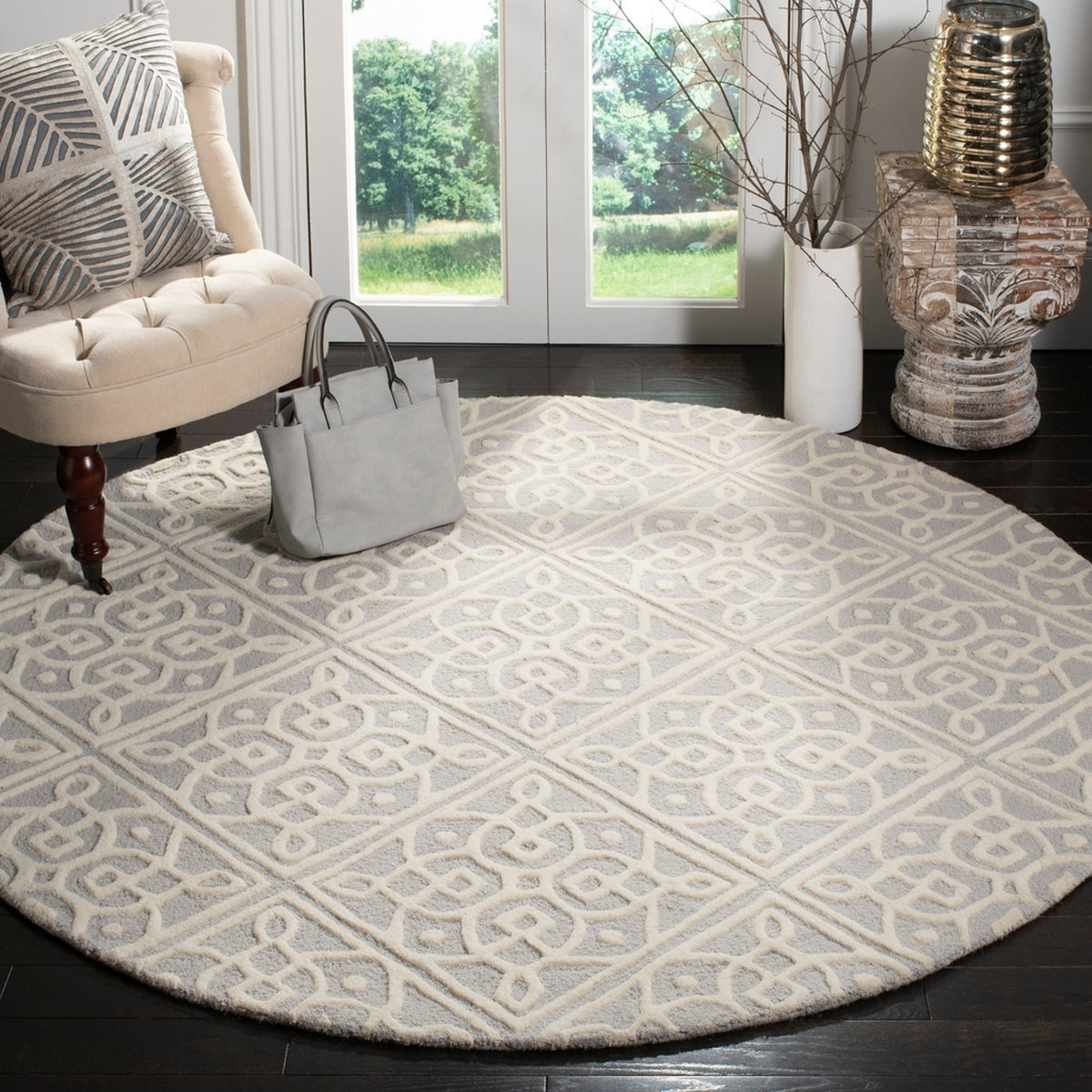 safavieh clearance cambridge cam731g light grey rug