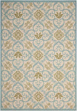 Nourison Clearance Caribbean CRB02 Ivory/Blue Rug