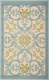 Nourison Clearance Caribbean CRB02 Ivory/Blue Rug