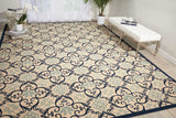 Nourison Clearance Caribbean CRB02 Ivory/Navy Rug