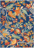 nourison allur alr09 navy multicolor rug