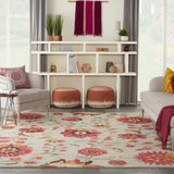 nourison bahari bah04 grey multi rug