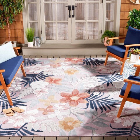 safavieh clearance cabana cbn454f pink rug