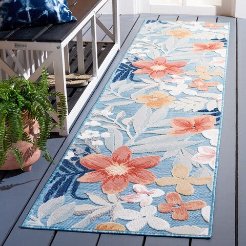 safavieh clearance cabana cbn454j aqua rug