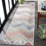 safavieh clearance cabana cbn592p rust blue rug
