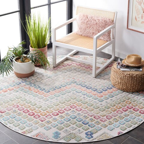 safavieh clearance cabana cbn592p rust blue rug
