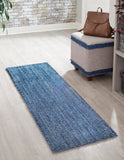 unique loom jill zarin shaggy chic shaggy blueberry blue rug