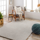surya cloudy shag cdg 2301 light grey rug