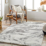 surya cloudy shag cdg 2308 light grey rug