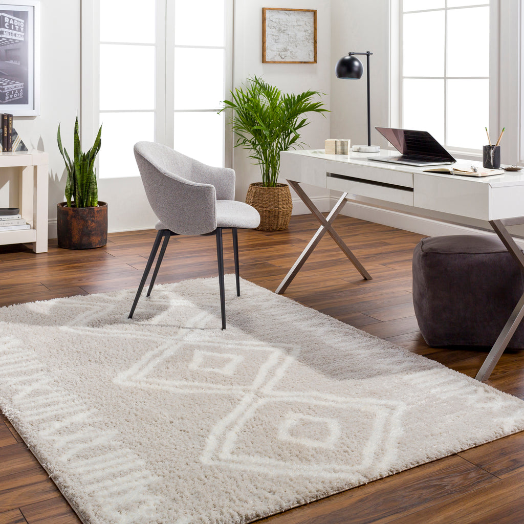 surya cloudy shag cdg 2311 light grey rug