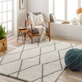 surya cloudy shag cdg 2317 light grey rug