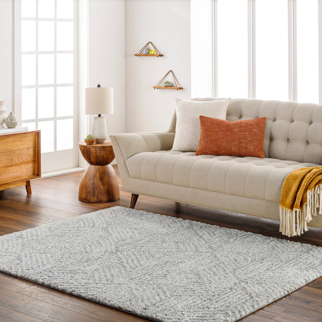 surya cloudy shag cdg 2320 light grey rug