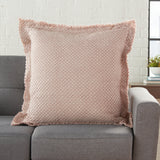 nourison life styles bx056 rose pillow