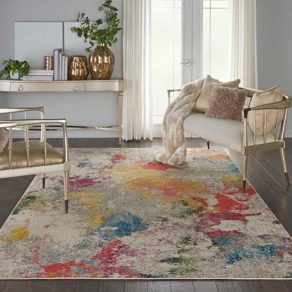 Nourison Sale Celestial CES12 Ivory/Multicolor Rug