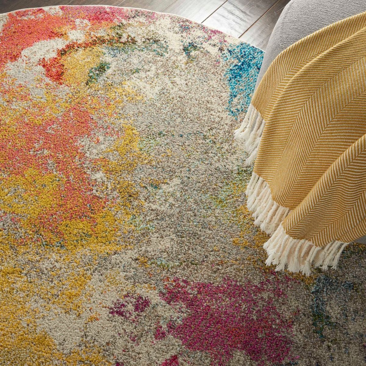 Nourison Sale Celestial CES12 Ivory/Multicolor Rug