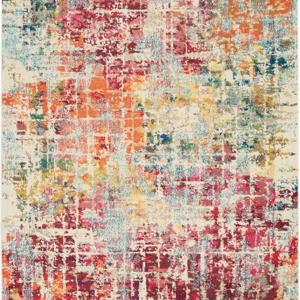 Nourison Sale Celestial CES13 Pink/Multicolor Rug