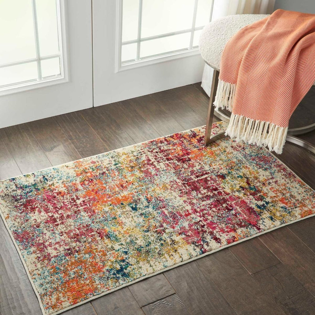 Nourison Sale Celestial CES13 Pink/Multicolor Rug