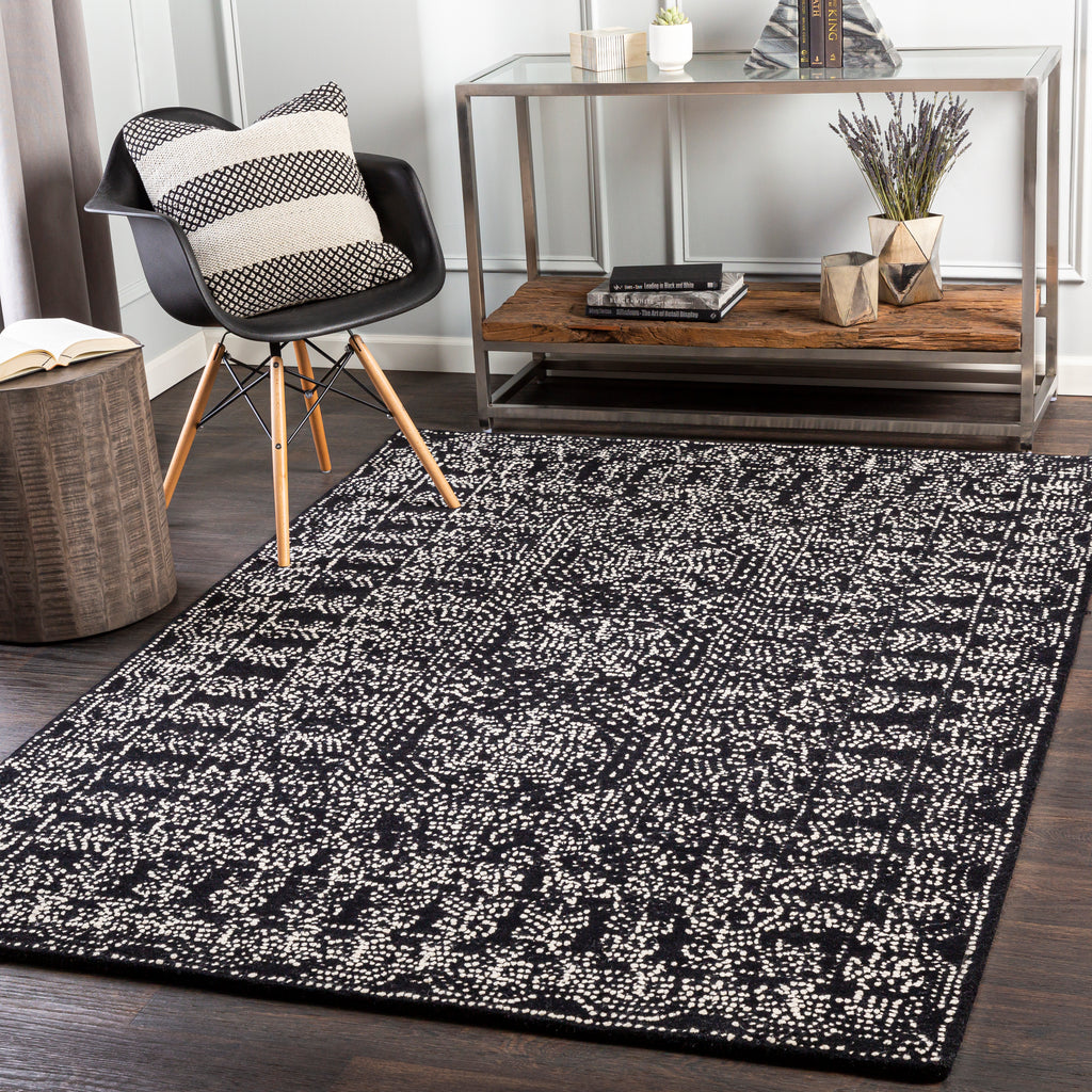 surya corfu cfu 2303 black rug