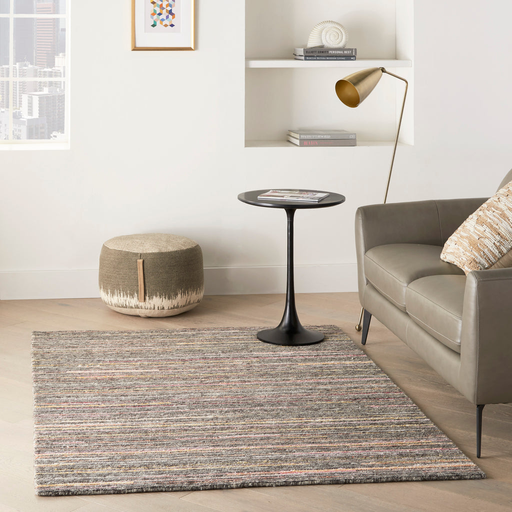 nourison plateau pae01 grey flame rug